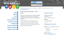 Tablet Screenshot of petrdivis.cz